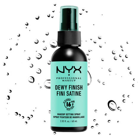 NYX Dewy Finish Fini Satine Makeup Setting Spray 60ml - Khayest