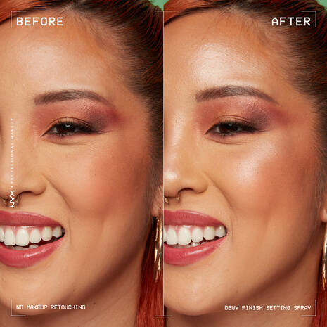 NYX Dewy Finish Fini Satine Makeup Setting Spray 60ml - Khayest