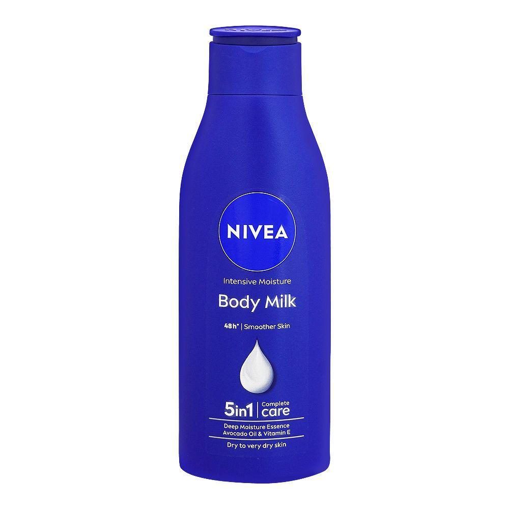 Nivea Intensive Moisture 5 In Body Milk Lotion For Dry To Very Dry Skin 200ml - Khayest