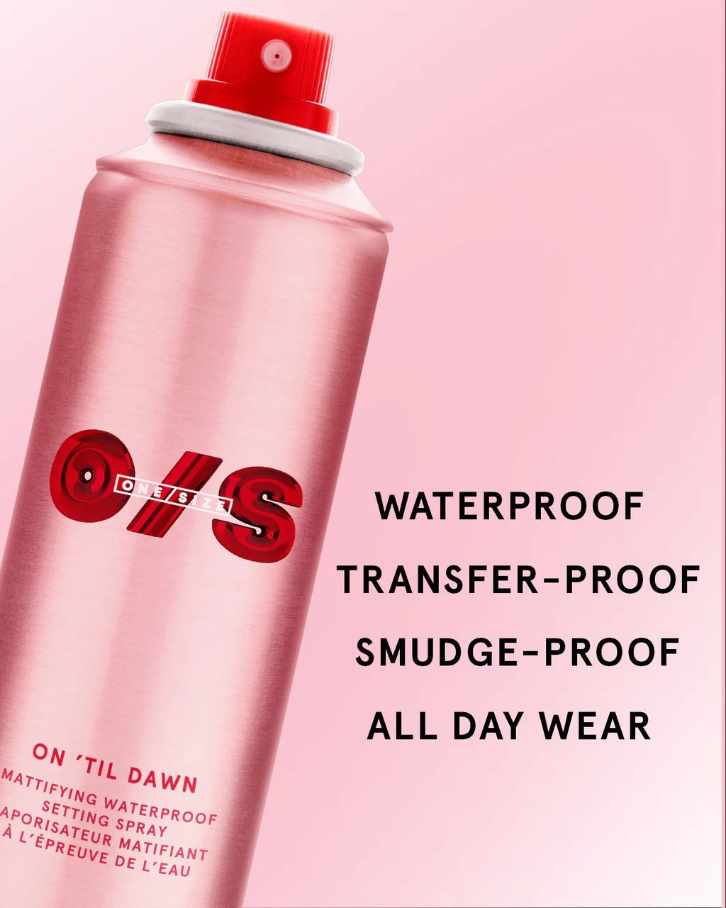 One Size On ‘Til Dawn Mattifying Waterproof Setting Spray Full size 143ml
