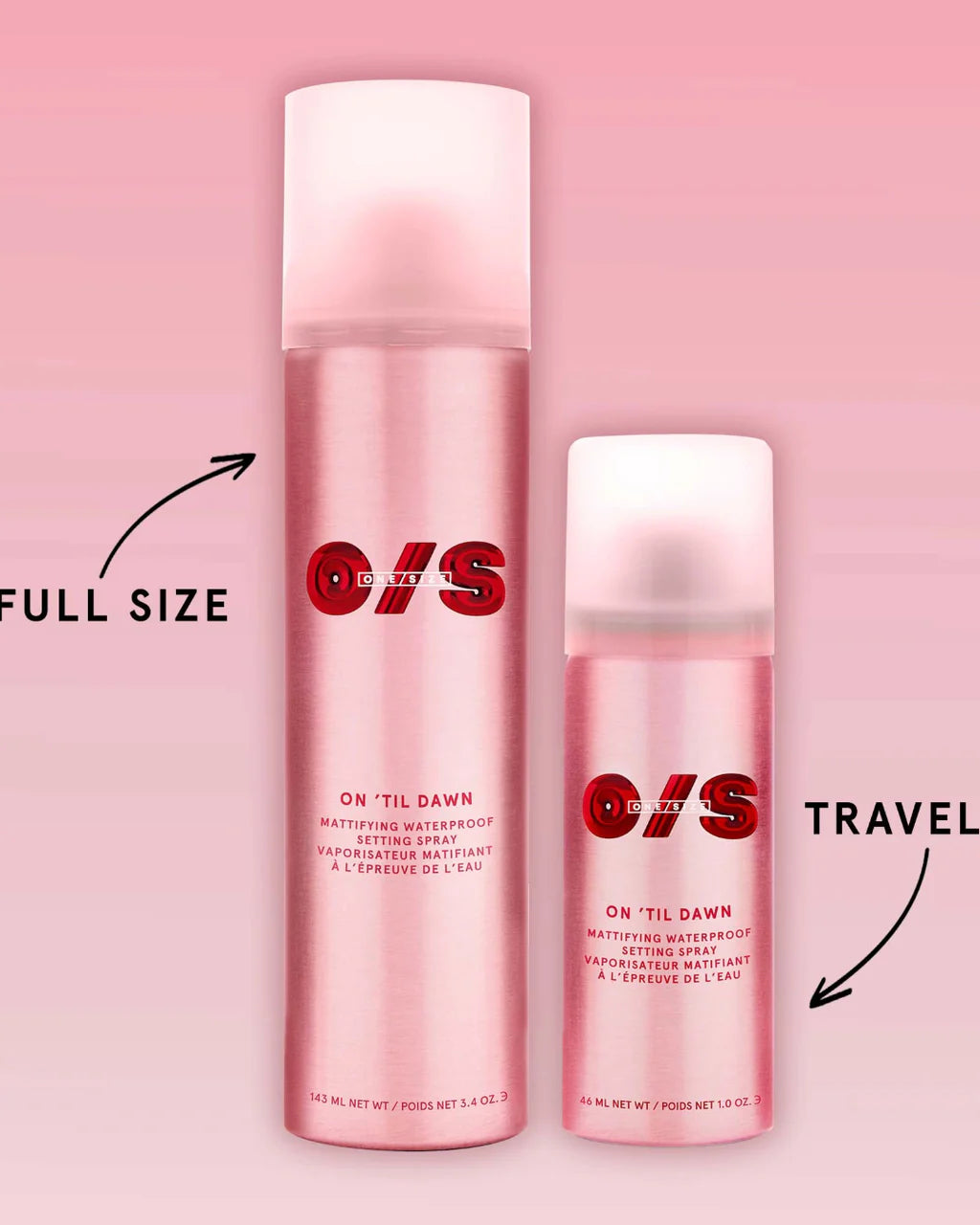 One Size On ‘Til Dawn Mattifying Waterproof Setting Spray Full size 143ml - Khayest
