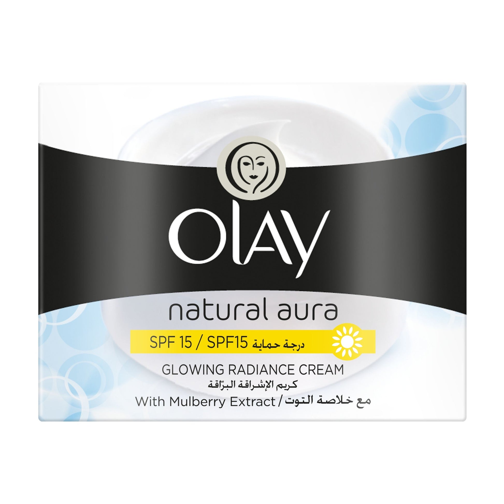 Olay Natural White Glowing Radiance Day Cream Spf 15 50gm - Khayest