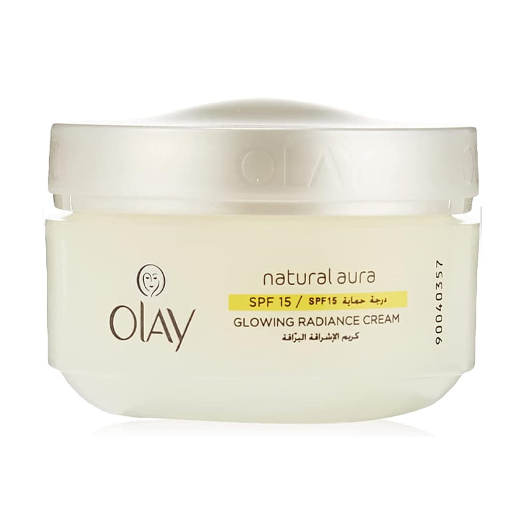 Olay Natural White Glowing Radiance Day Cream Spf 15 50gm - Khayest