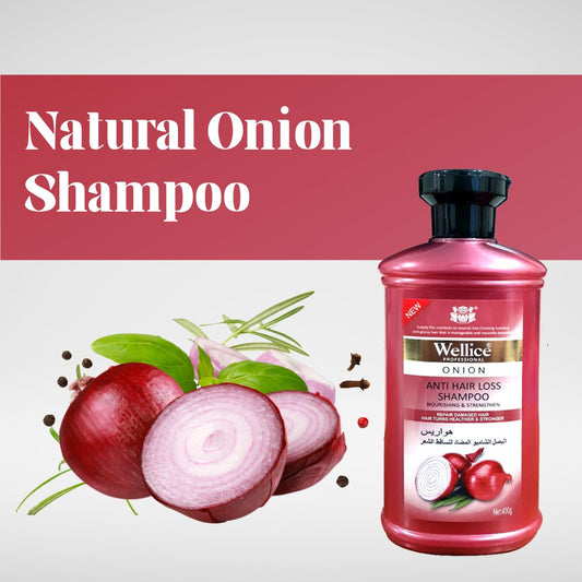 Wellice Onion Anti Hair Loss Shampoo 400ml - Khayest