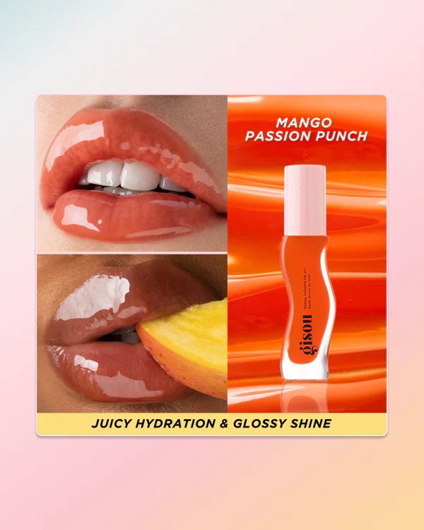 GISOU Honey Infused Lip Oil 8ml - Khayest