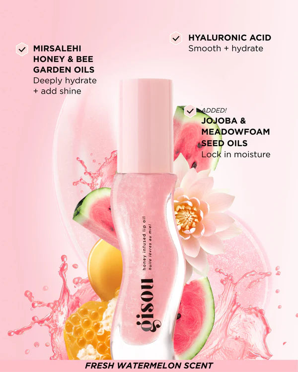 GISOU Honey Infused Lip Oil 8ml - Khayest