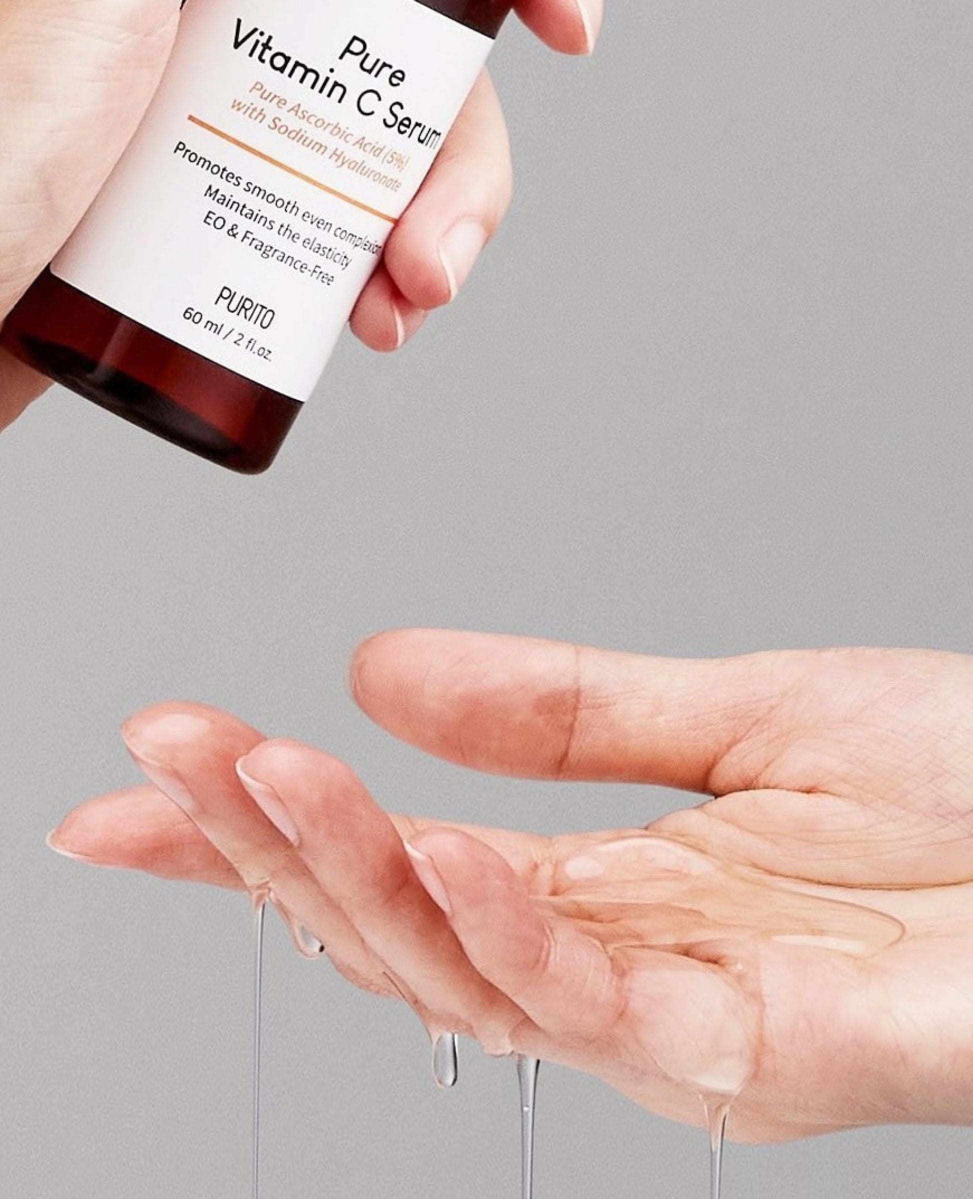 Purito Pure Vitamin C Serum Pure Ascorbic Acid 5% 60ml - Khayest