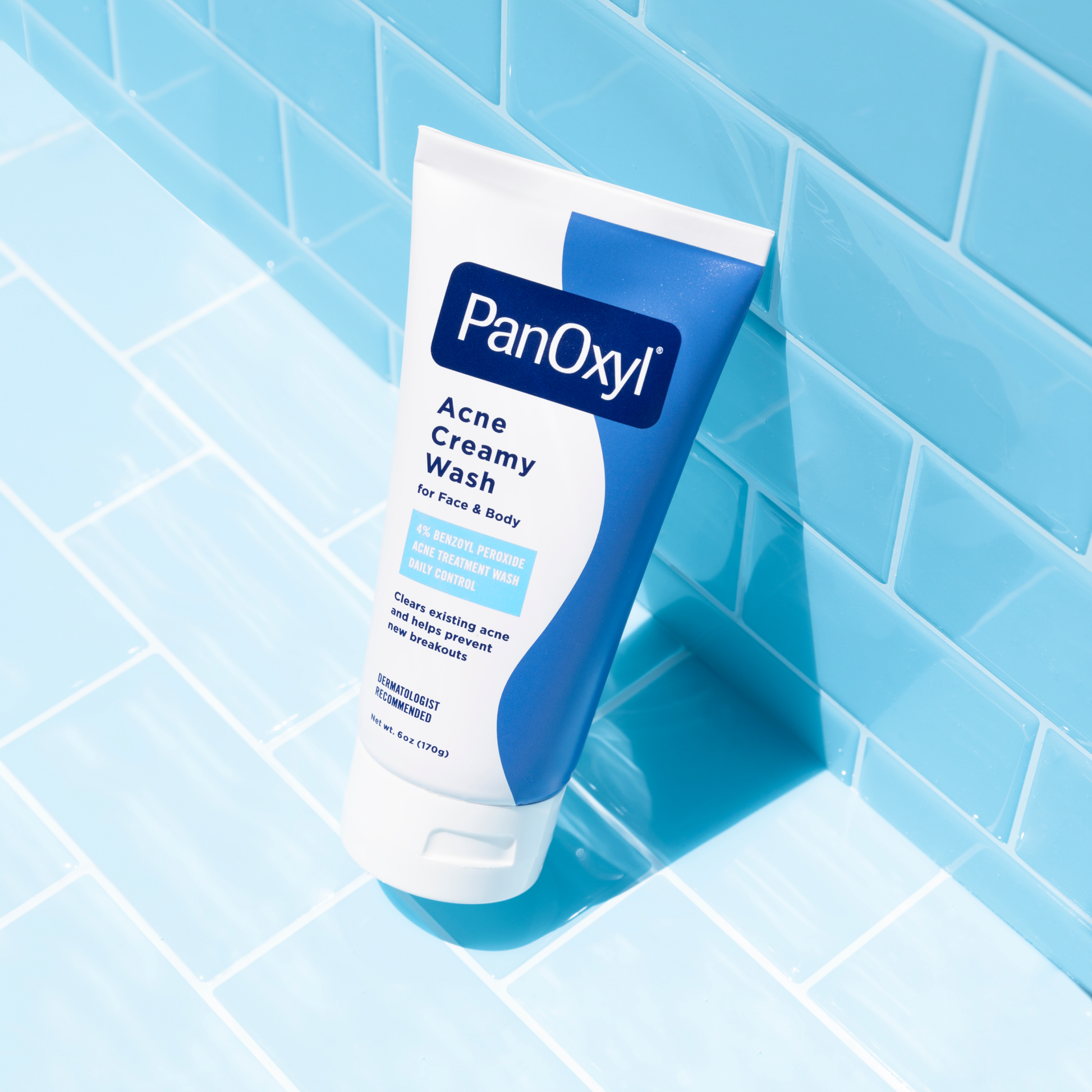 PanOxyl Acne Creamy Wash Benzoyl Peroxide 4% Daily Control - Khayest