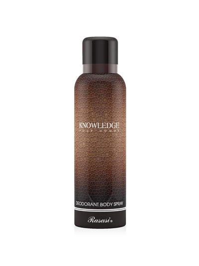 RASASI Knowledge Pour Homme Deodorant Body Spray for Men - Khayest