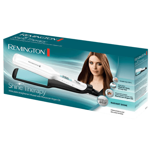 Remington Shine Therapy Wide Plate S8550 Hair Straightener - Khayest