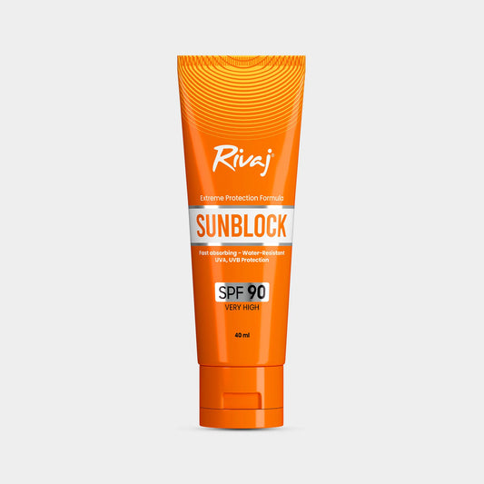 Rivaj Extreme Protection Sun Block SPF90 water resistant 100ml - Khayest