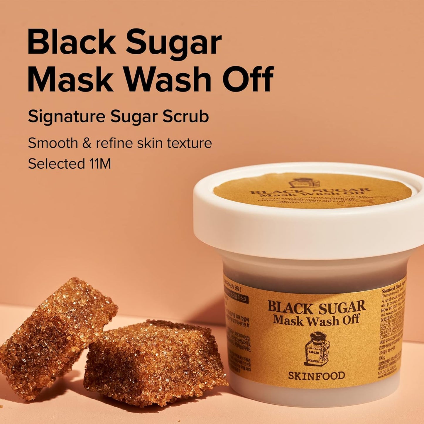 SKINFOOD Black Sugar Mask Wash Off - Khayest