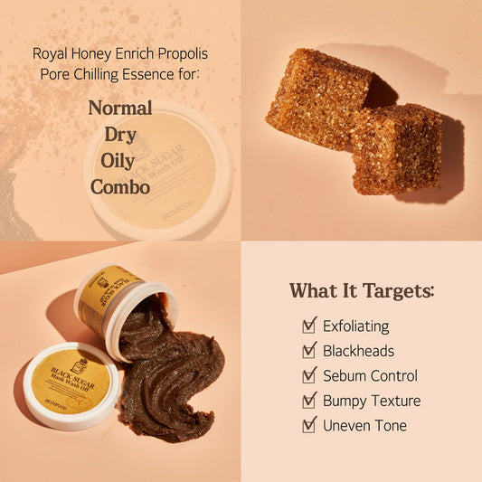 SKINFOOD Black Sugar Mask Wash Off - Khayest