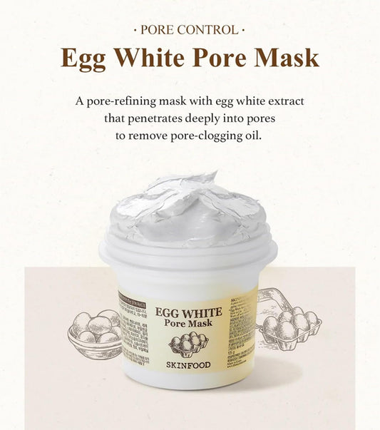 SKINFOOD Egg White Pore Mask - Khayest