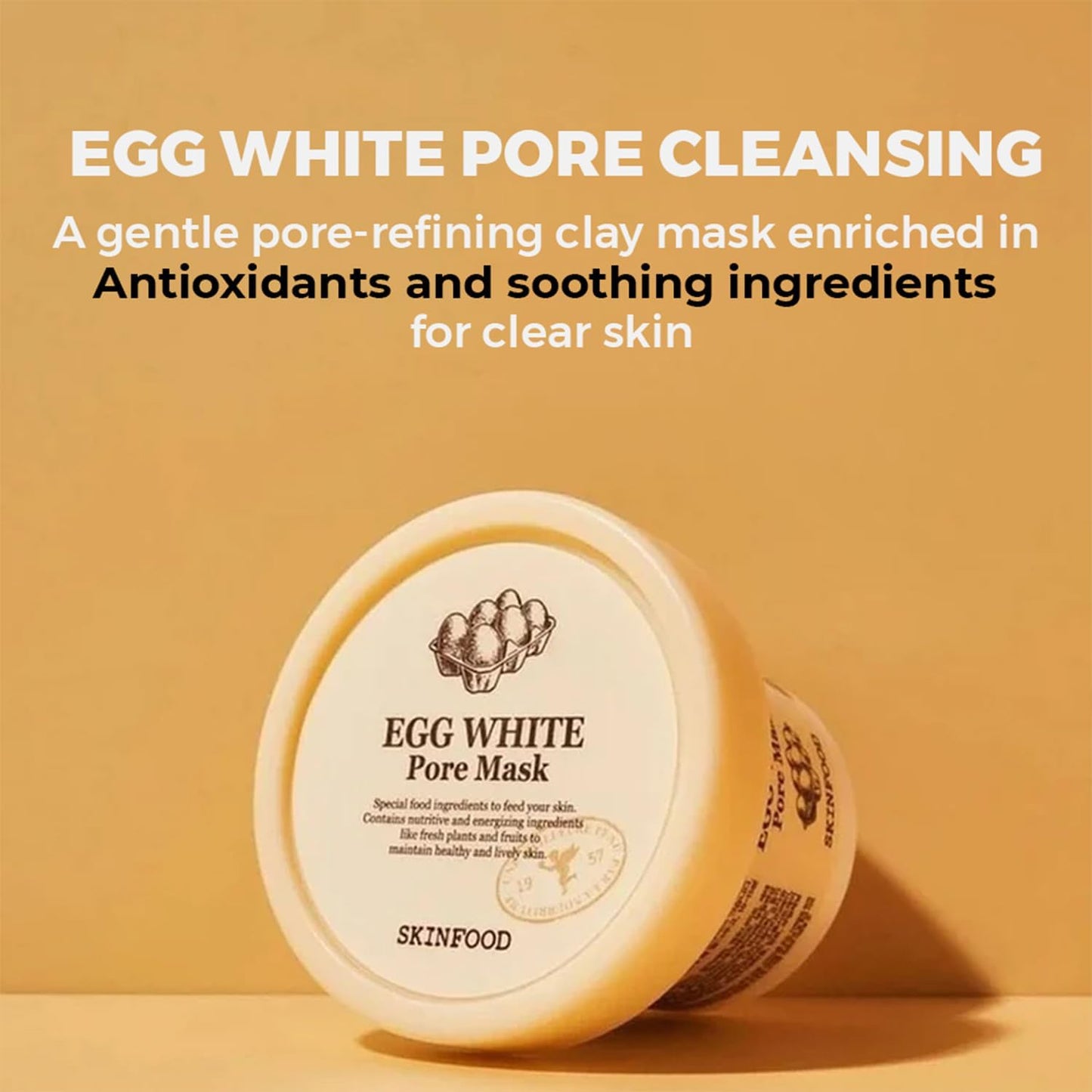 SKINFOOD Egg White Pore Mask - Khayest