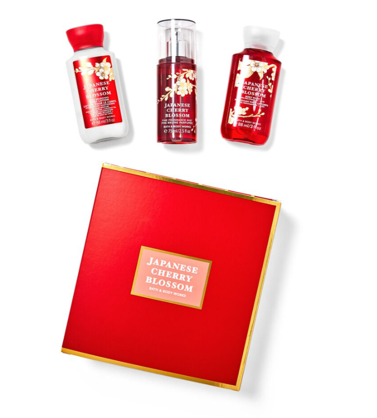 Bath and Body Works Japanese Cherry Blossom Mini Gift Set