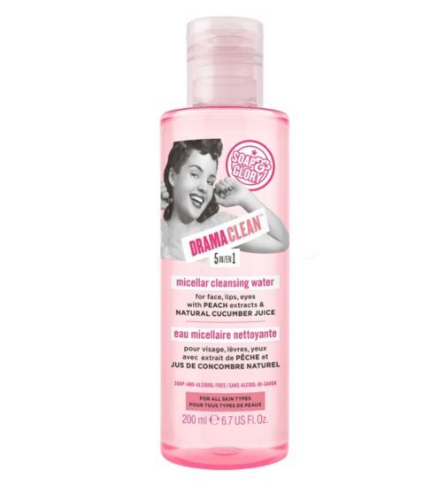 Soap and Glory DRAMA CLEAN 5-in-1 Micellar Cleansing Water 200ml - Khayest