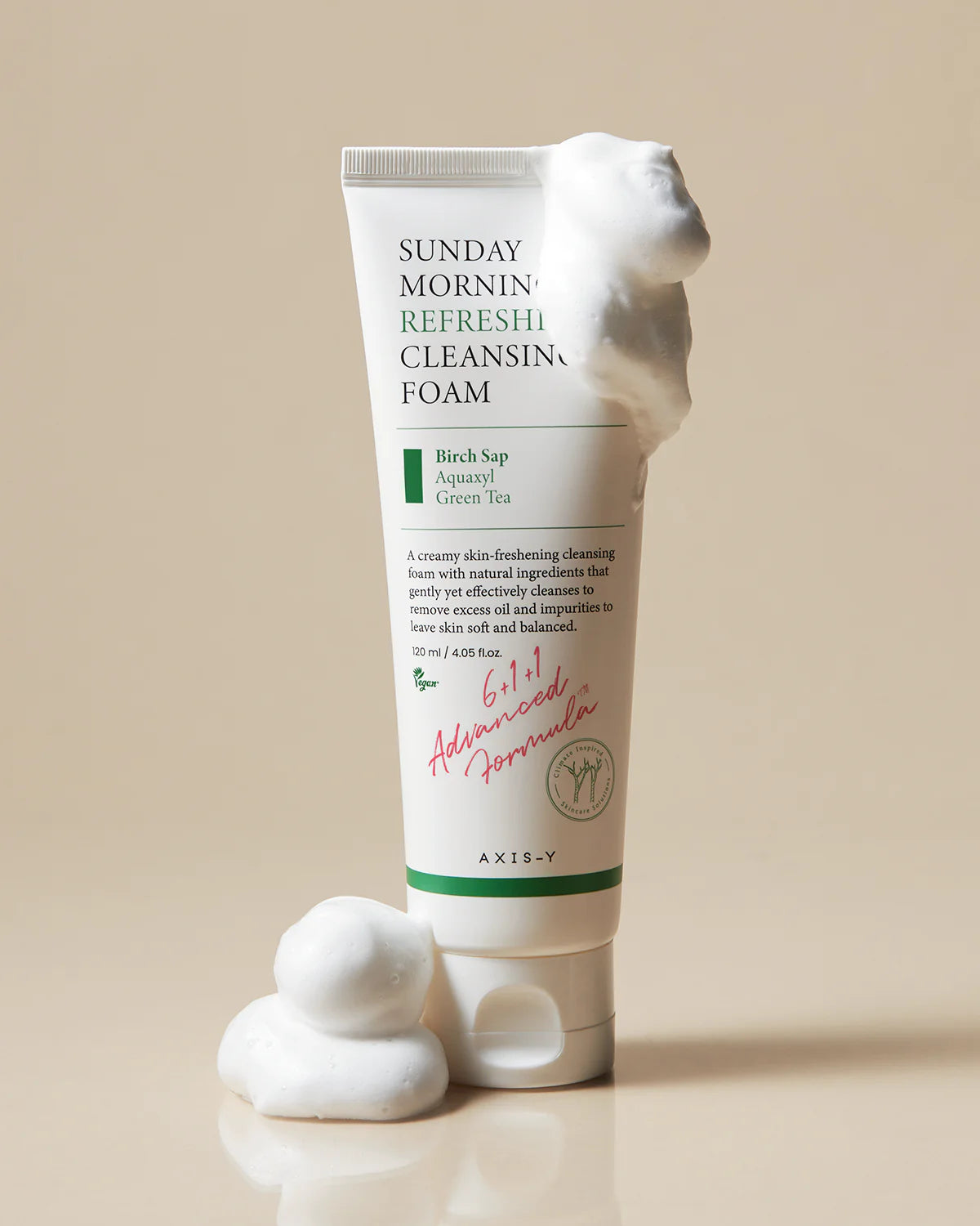 Axis-Y Sunday Morning Refreshing Cleansing Foam 120ml - Khayest