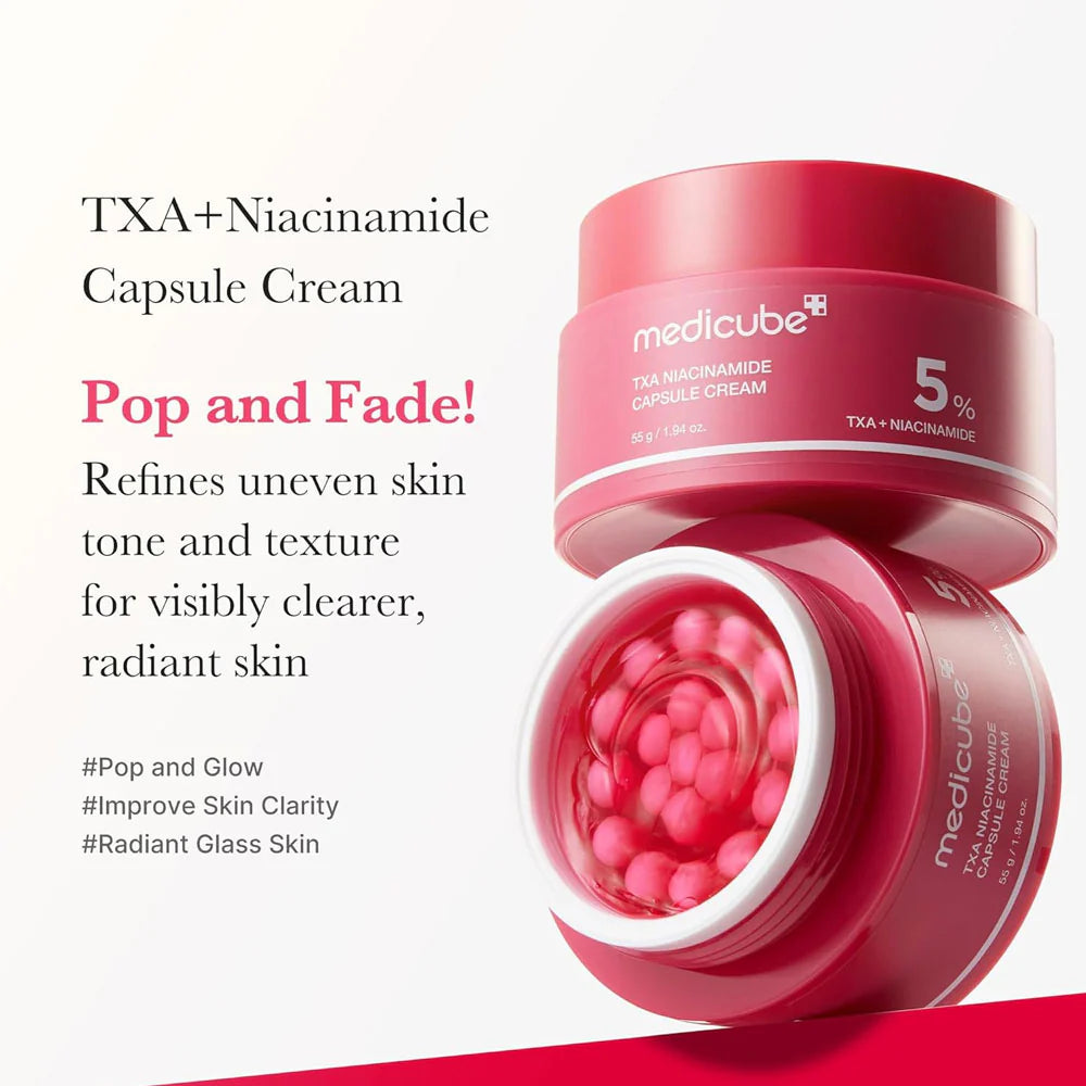 Medicube TXA Niacinamide Capsule Face Cream 55g - Khayest