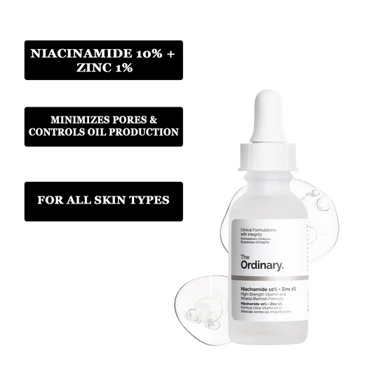 The Ordinary Niacinamide 10% + Zinc 1% face serum 30ml - Khayest