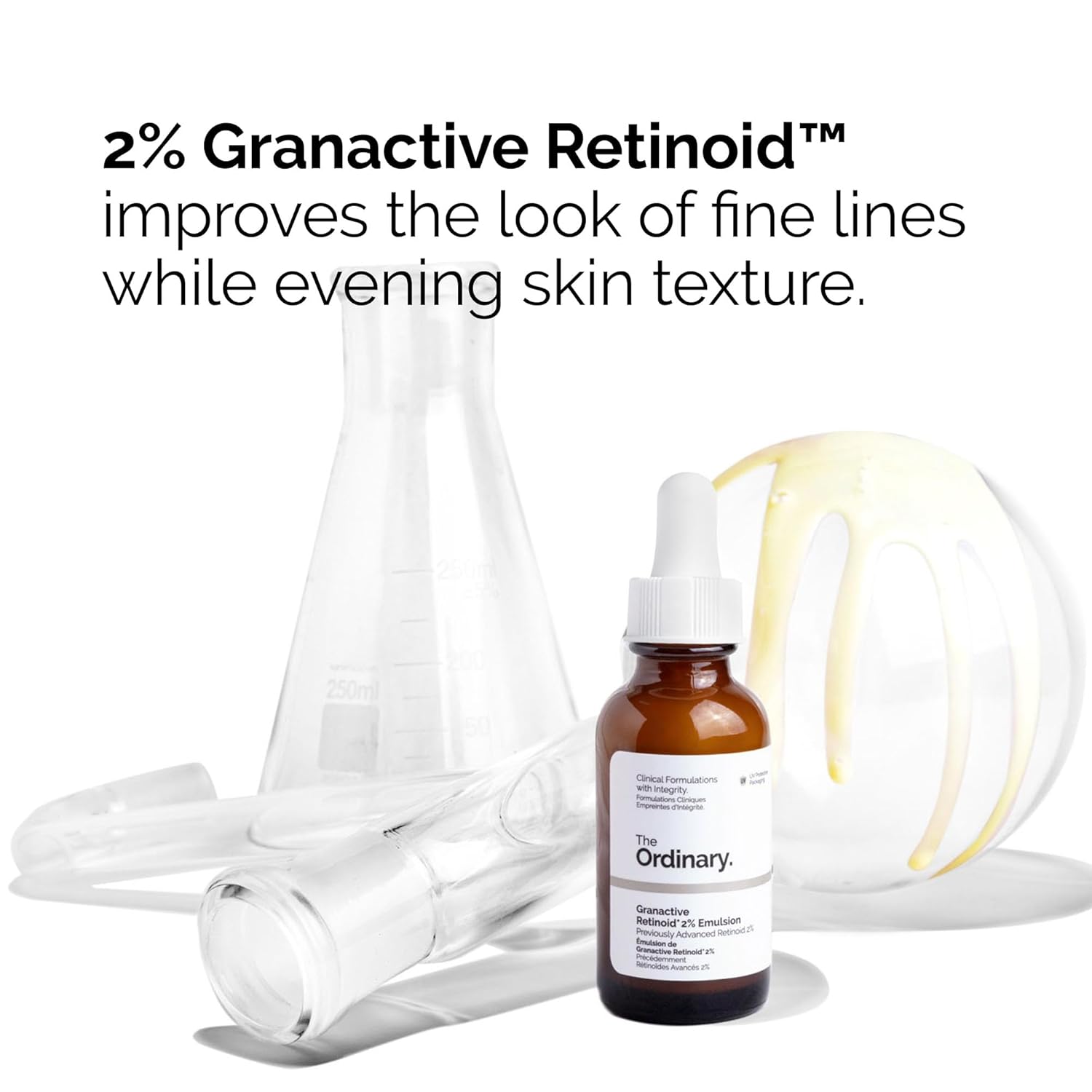 The Ordinary Granactive Retinoid 2% Emulsion Serum on a white background