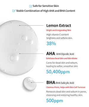 TOCOBO AHA BHA Lemon Toner 150ml - Khayest