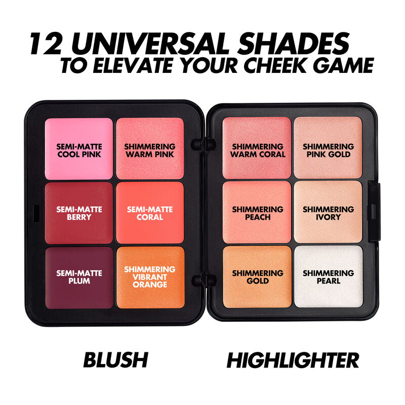 MAKEUP FOREVER HD Skin Blush and Glow Face Palette - Khayest
