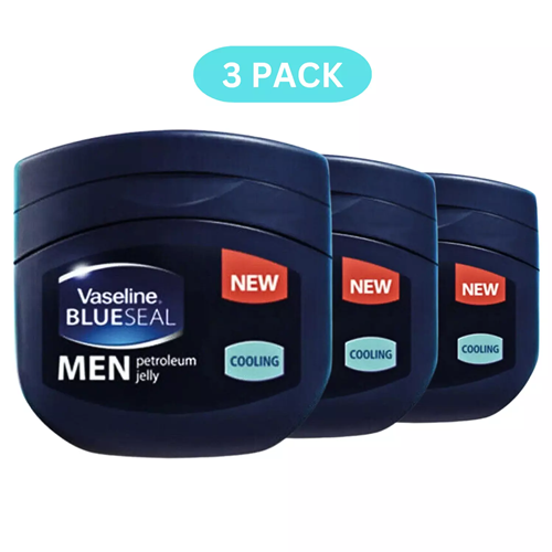 VASELINE BLUESEAL MEN Blue Seal Cooling Petroleum Jelly 250 ML - Khayest
