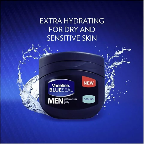 VASELINE BLUESEAL MEN Blue Seal Cooling Petroleum Jelly 250 ML - Khayest
