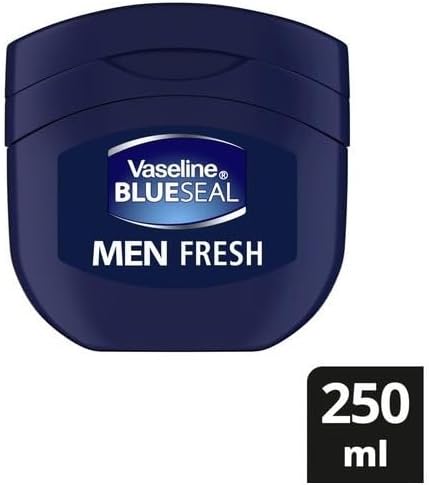 Vaseline Blue Seal Petroleum Jelly Men Fresh – 250ml - Khayest