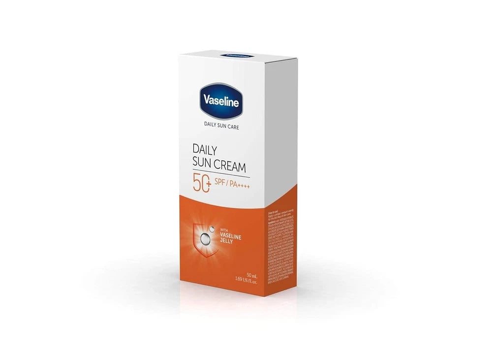 Vaseline Daily UV Protection Sun Cream with Vaseline Jelly SPF 50+/Pa++ 50 ML - Khayest