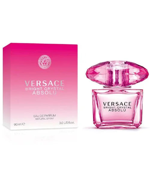 Versace Bright Crystal Absolu EDP Perfume for Women 100ml box and bottle