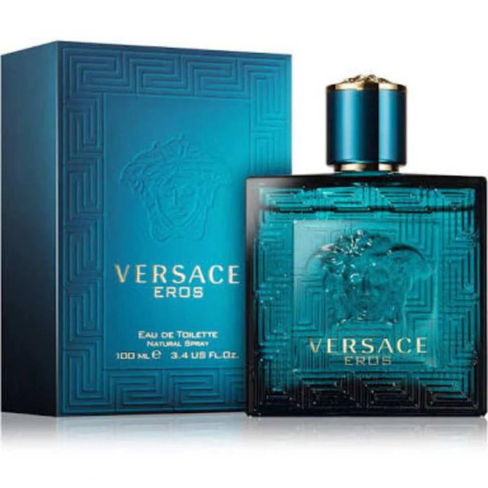 Versace Eros EDT Perfume For Man 100ml bottle and box