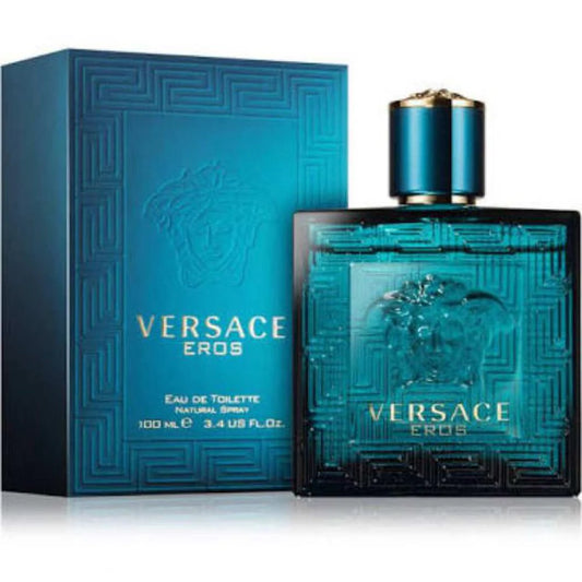 Versace Eros EDT Perfume For Man 100ml bottle and box