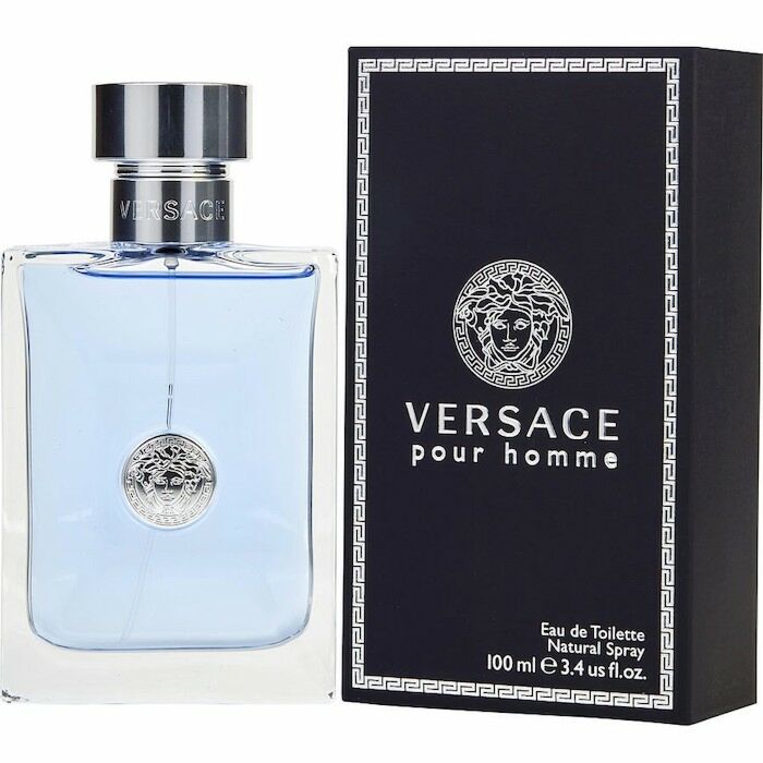 Versace Pour Homme EDT Perfume For Man 100ml bottle and box