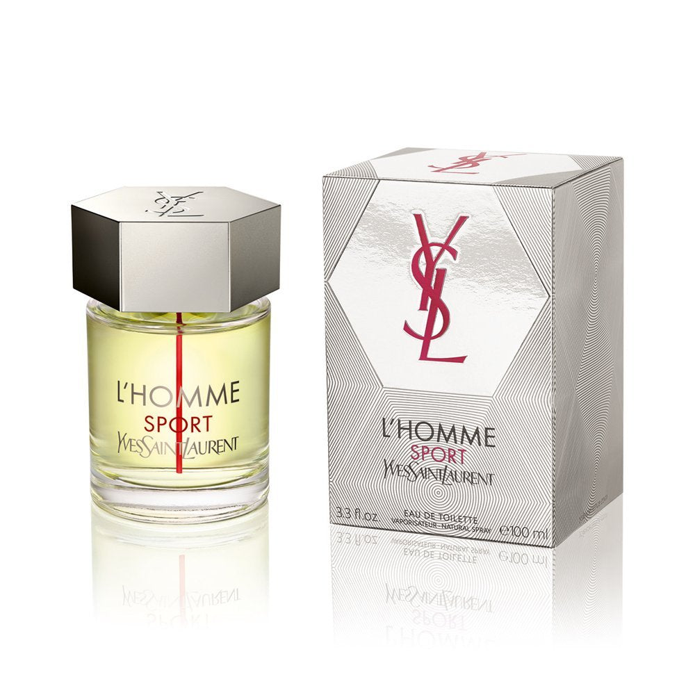 YSL L'Homme Sport EDT Perfume for Men 100ml - Khayest
