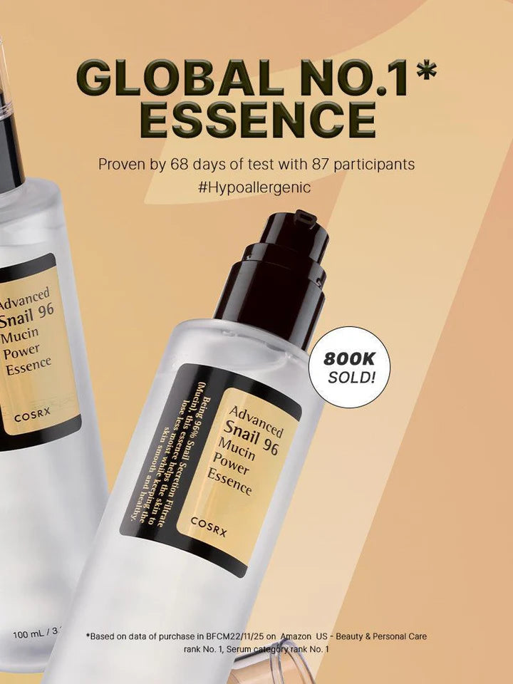 COSRX advanced Snail 96 Mucin Power Essence 100ml Face Serum - Khayest