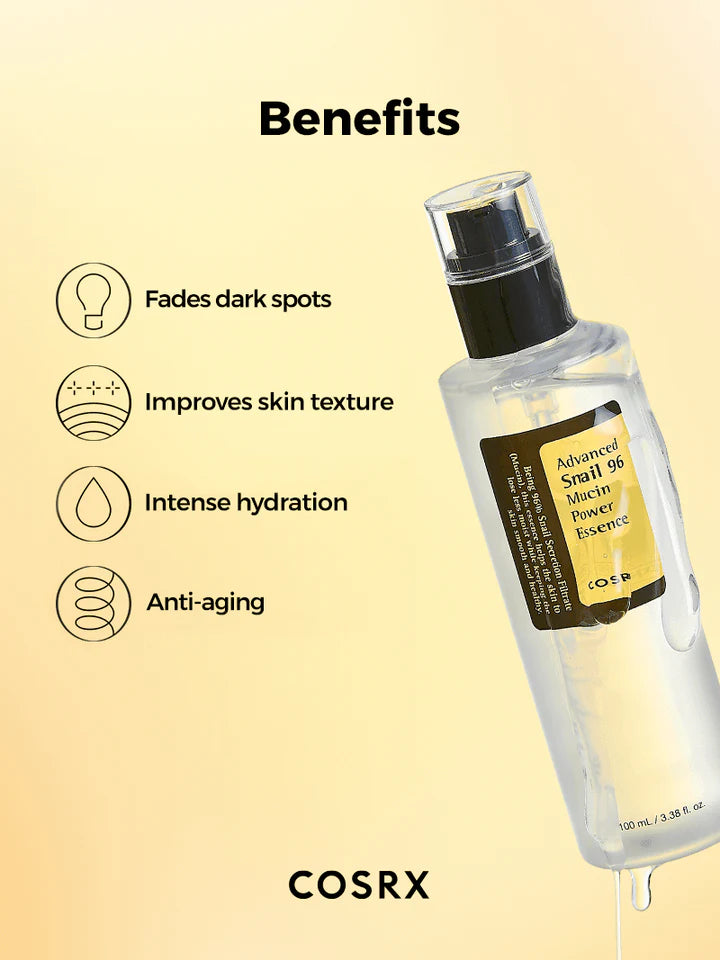 COSRX advanced Snail 96 Mucin Power Essence 100ml Face Serum - Khayest