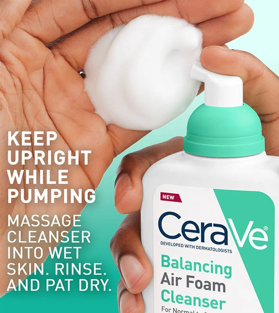 Cerave Balancing Air Foam Cleanser For Normal To Combination Skin 237ml