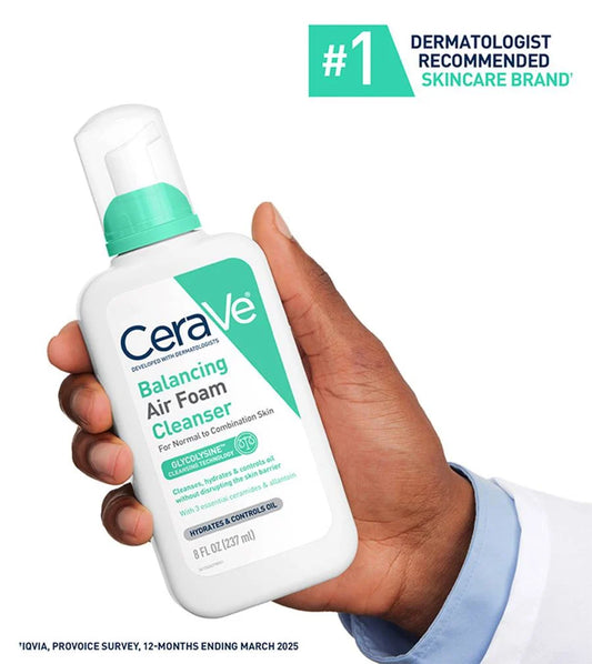 Cerave Balancing Air Foam Cleanser For Normal To Combination Skin 237ml
