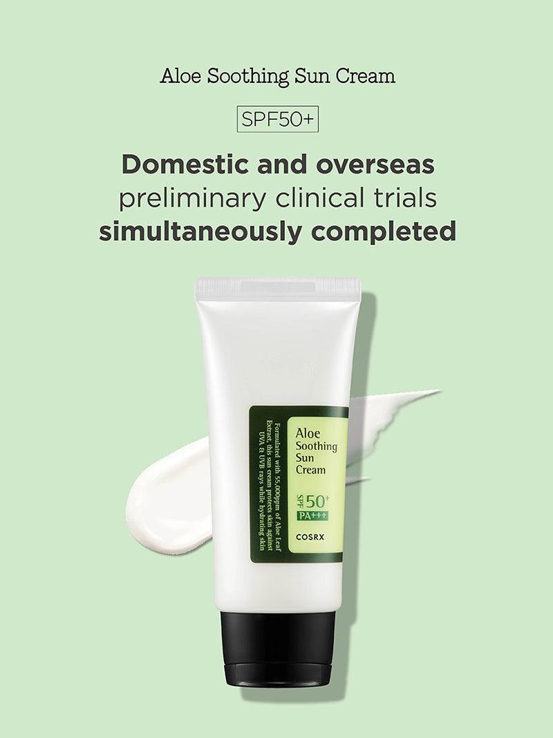 Aloe Soothing Sun Cream  SPF50+/ PA+++ - Khayest