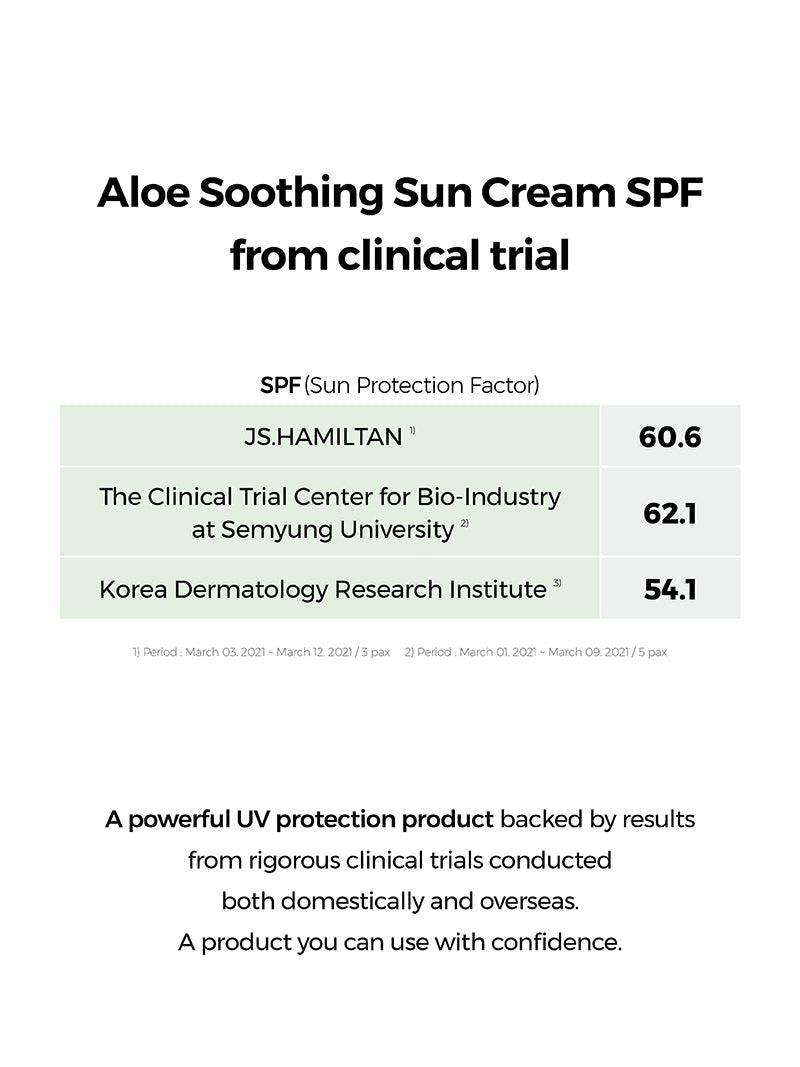 Aloe Soothing Sun Cream  SPF50+/ PA+++ - Khayest