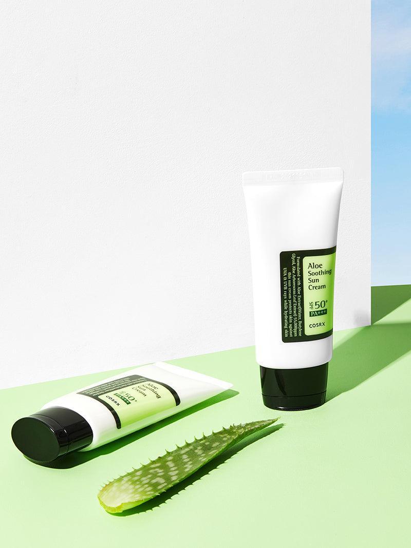 Aloe Soothing Sun Cream  SPF50+/ PA+++ - Khayest
