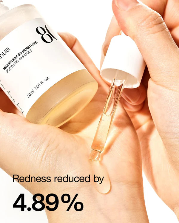 Anua Heartleaf 80 Moisture Soothing Ampoule 80% 30ml - Khayest