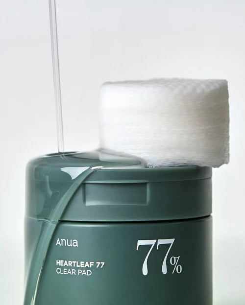 ANUA HEARTLEAF 77% CLEAR PADS 160ml - Khayest