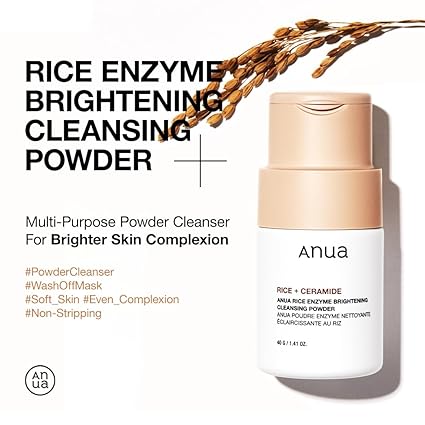 ANUA Rice + Ceramide Brightening Cleansing Powder 40g - Khayest