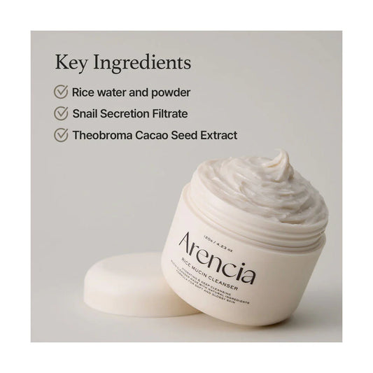 Arencia Rice Mucin Cleanser 120g - Khayest