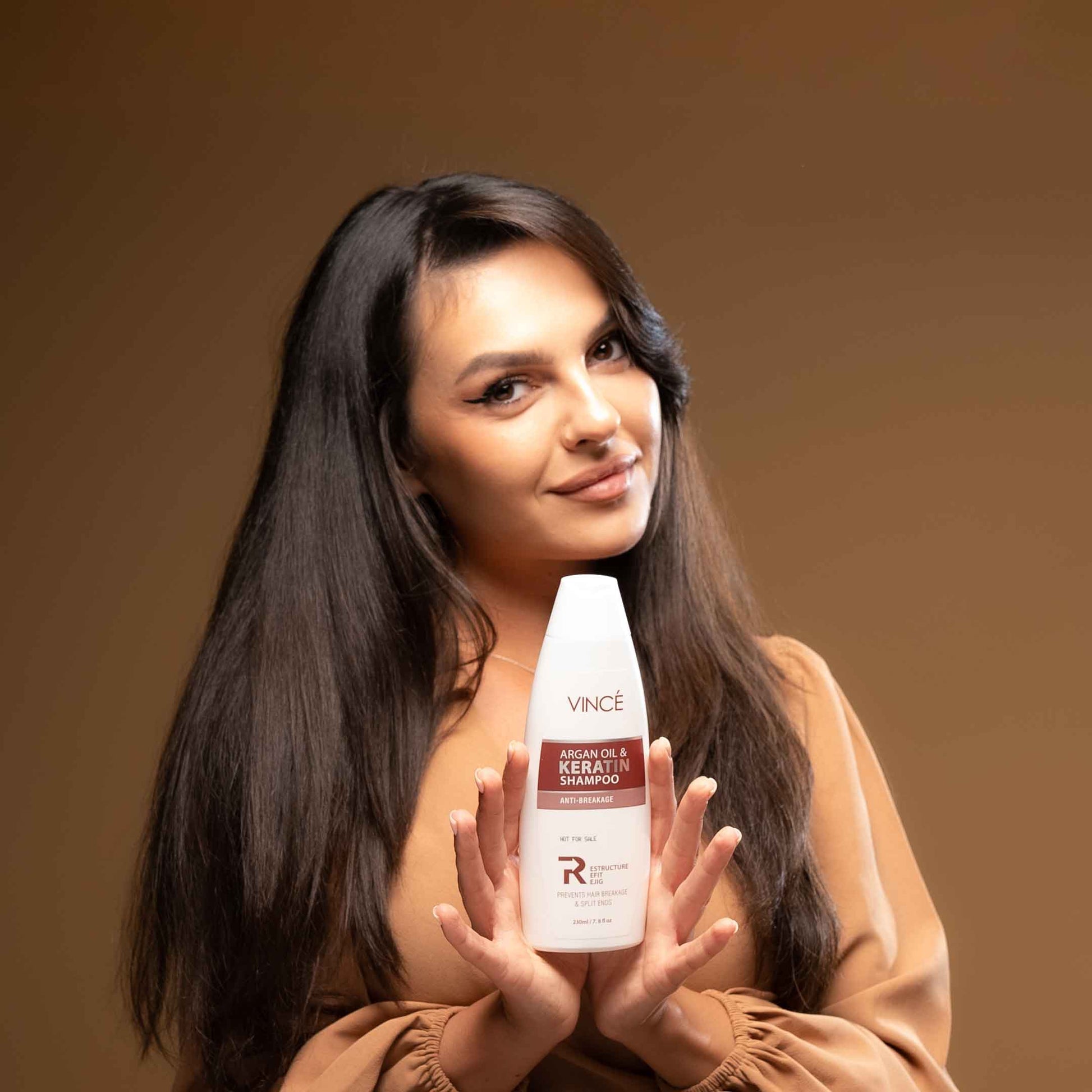 Vince Argan Oil & Keratin Hair Shampoo 230ml - Khayest