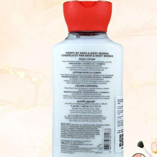 Poppy Body Lotion By Bath & Body works 236ml - Khayest