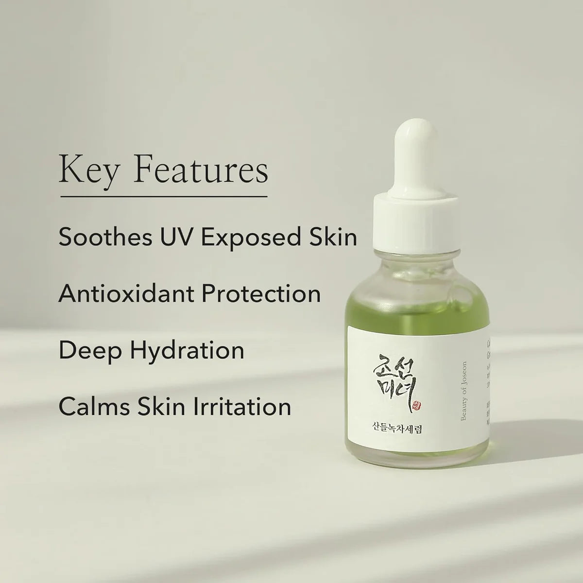 Beauty Of Joseon Calming Green Tea + Panthenol Face Serum 30ml - Khayest